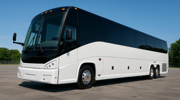 Exterior of South Plainfield Party Bus Company's 50 Passenger Party Bus in South Plainfield