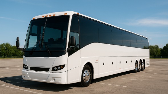 Exterior of New Jersey Party Bus Company's ADA Charter Bus in New Jersey