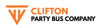 clifton party bus company logo