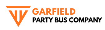 garfield party bus company logo